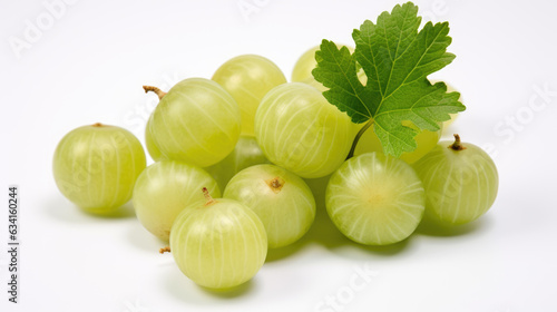 Gooseberry isolated on a white background.