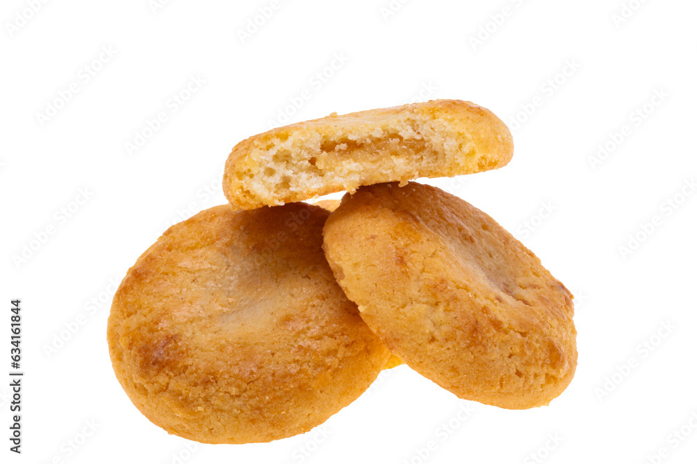 cookies with jam isolated cookies with jam isolated