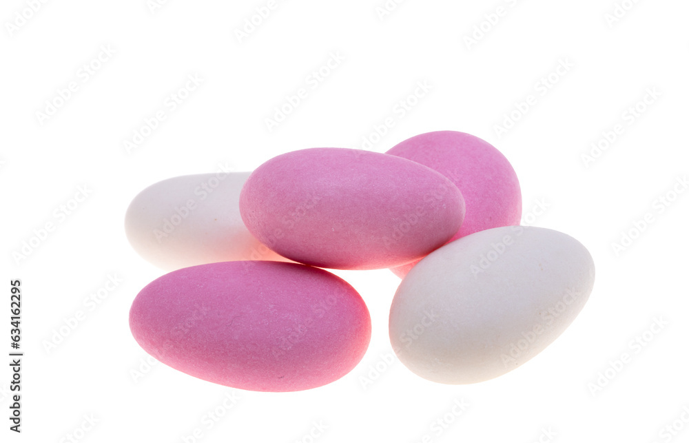 almonds in glaze isolated almonds in glaze isolated