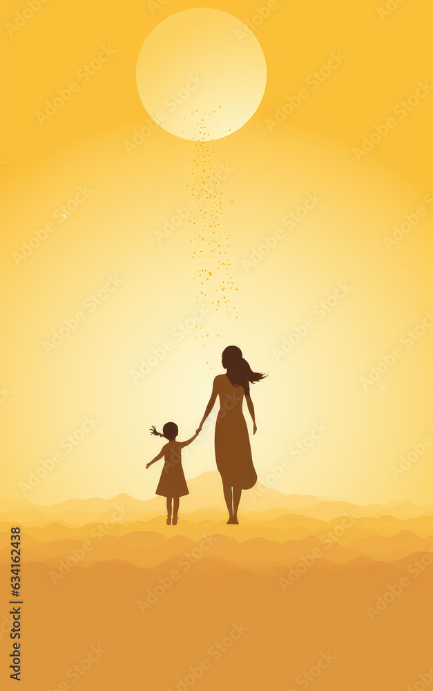 Fototapeta premium Kinder Bilder minimalistisch
