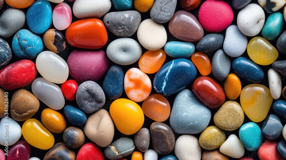 close up of colorful stones close up of colorful stones