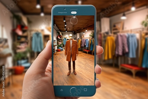 Augmented reality shopping photo