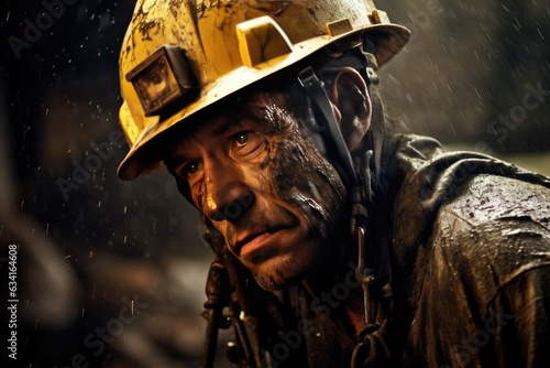 Photograph captures the essence of the profession of Miner © YouraPechkin