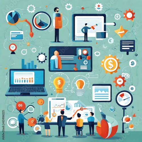 Wallpaper Mural set of design elements Torontodigital.ca