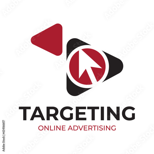 Vector set of target, marketing logos