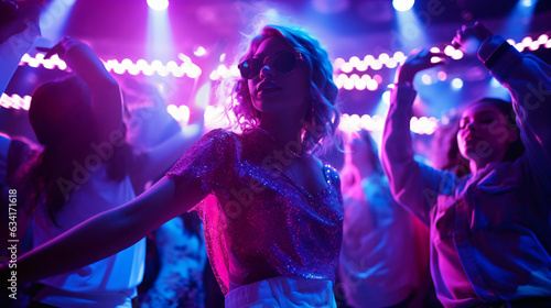 people dancing in nightclub