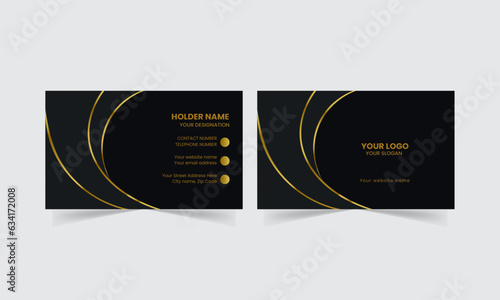 Creative Corporate Business card design, Luxury Stylish Business card
