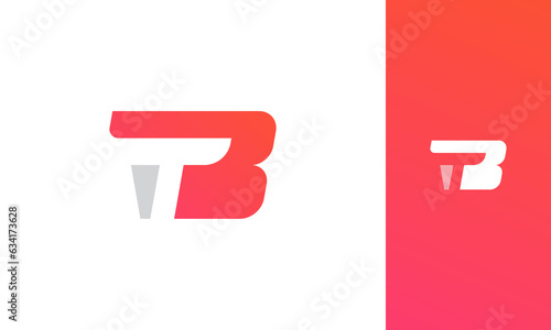 Letter TB logo design . Creative letters TB Logo Design Vector Template. Initial Letters TB Logo Design