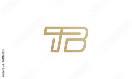 Letter TB logo design . Creative letters TB Logo Design Vector Template. Initial Letters TB Logo Design