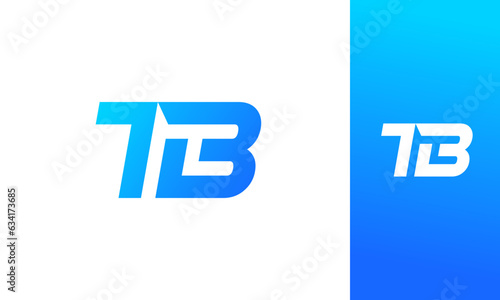 Letter TB logo design . Creative letters TB Logo Design Vector Template. Initial Letters TB Logo Design