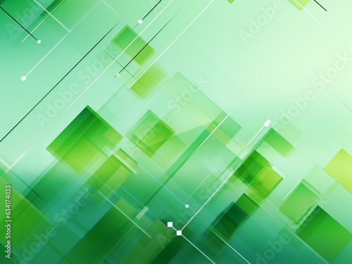 Network-focused green digital background  art  technologies  and sleek design.
