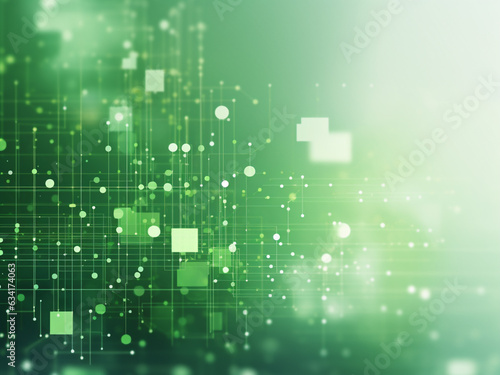 Green digital background: combining cybersecurity, art, and cutting-edge design.