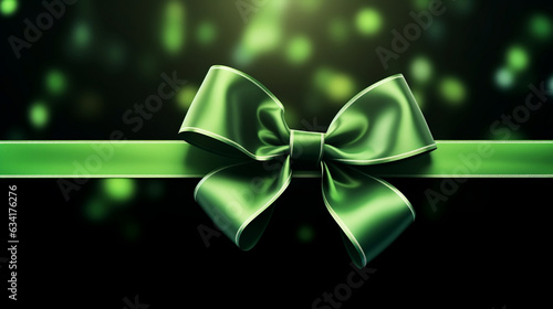 Green Ribbon, gift ribbon