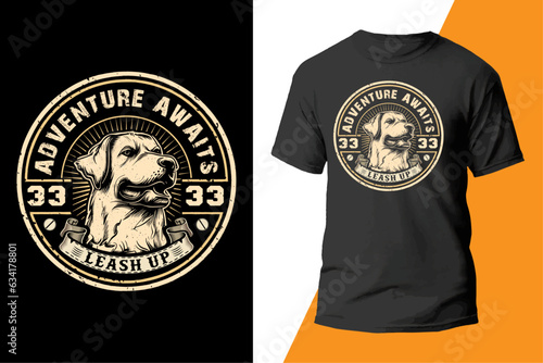 Best Dog lover vintage t-shirt design, dog vector, retro vintage, illustration, hand drawn, t-shirt logo, vector file