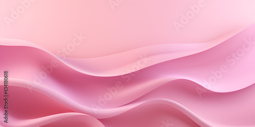 Pastel pink abstract wave background, 3d textured, ai generated