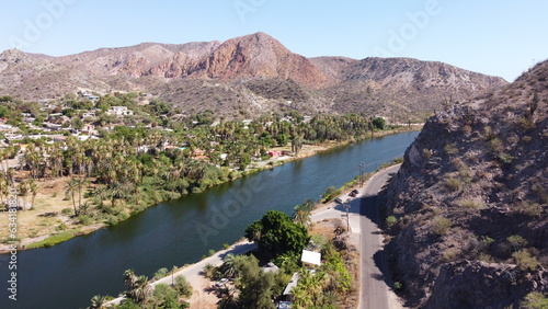 PHOTOGRAPHY WITH DRONE IN HEROICA MULEGE BAJA CALIFORNIA SUR MEXICO photo