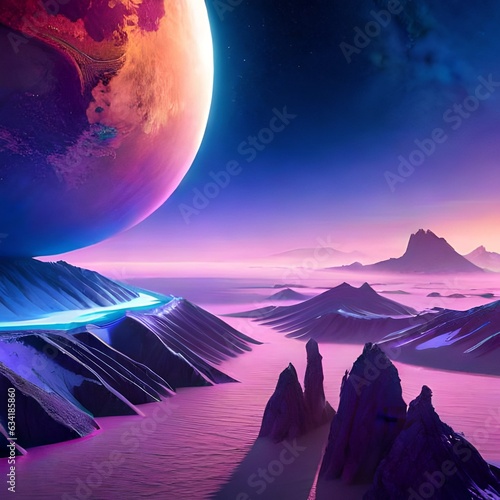 Dystopiant alien planet proxima B 