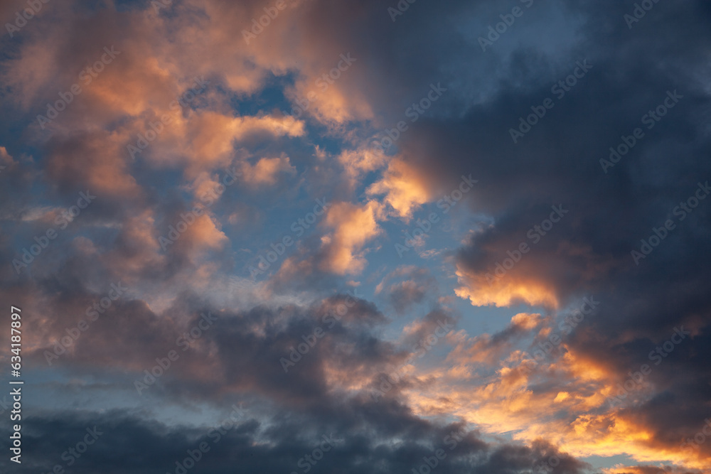 sunrise sky with beautiful texture and rich colors sunrise sky with beautiful texture and rich colors