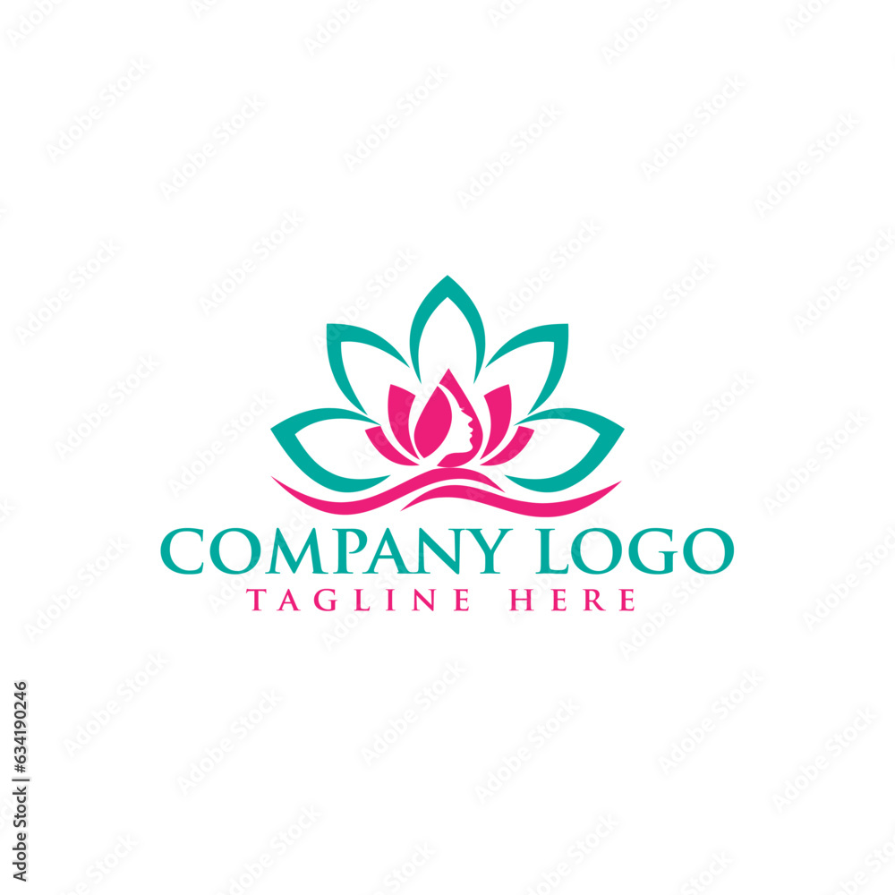 linear lotus flower beauty spa logo design
linear lotus flower beauty spa logo design