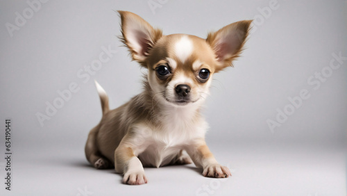 chihuahua puppy on white background © ART-PHOTOS