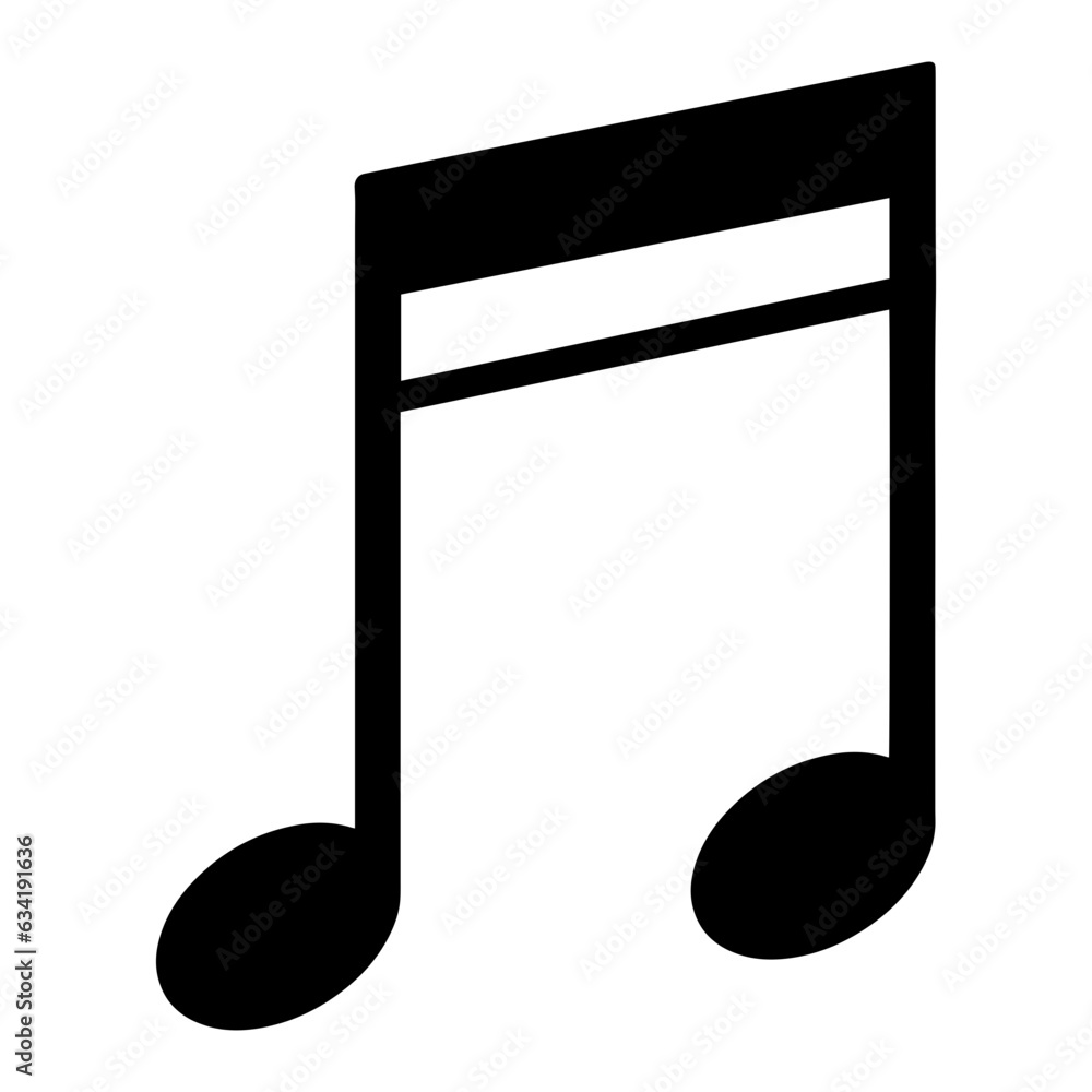 Music Note - Joined Semi Quaver Music Note - Joined Semi Quaver