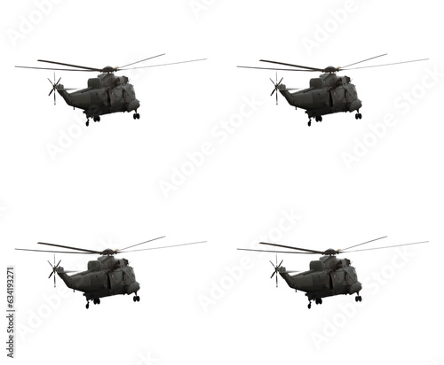 Fototapeta Naklejka Na Ścianę i Meble -  Seamless military helicopters 