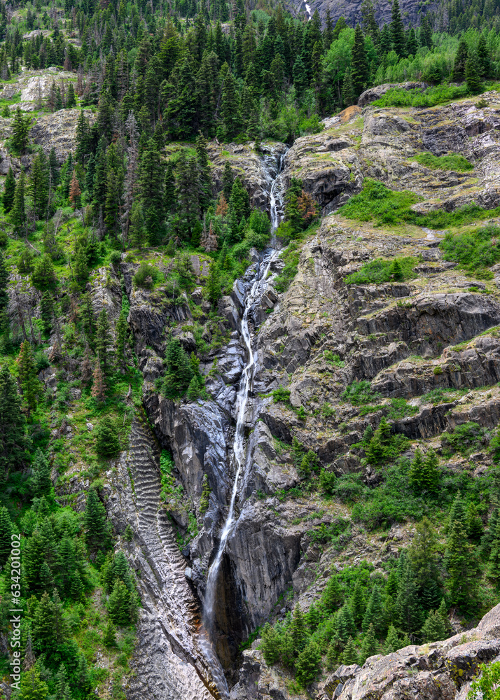 Landscape photograph taken from the Million Dollar Highway in Colorado. Landscape photograph taken from the Million Dollar Highway in Colorado.