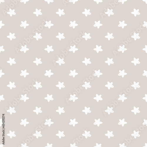 Cute star seamless pattern for fabric, wallpaper, paper, background