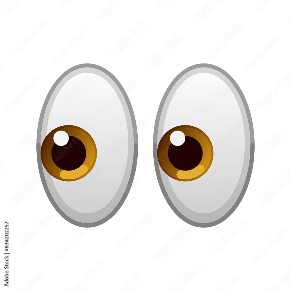 Big eyes Large size icon for emoji smile Big eyes Large size icon for emoji smile