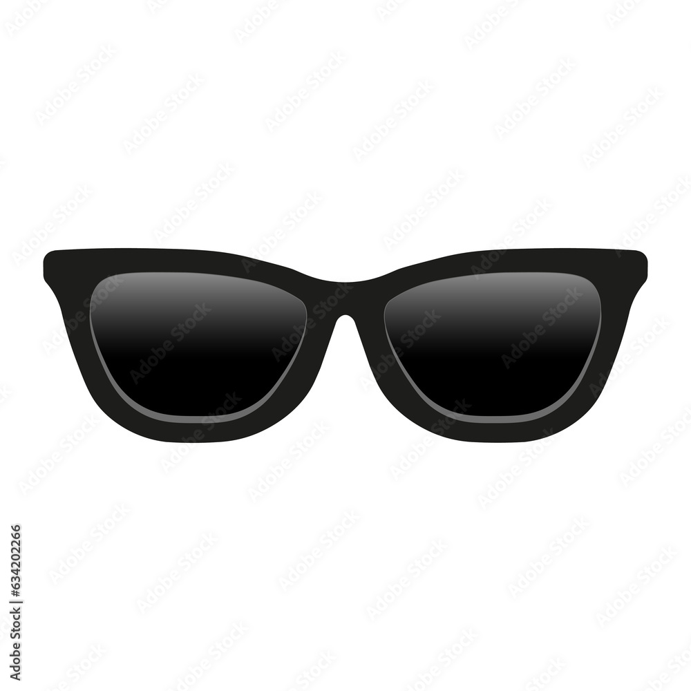 Black sunglasses Large size icon for emoji smile Black sunglasses Large size icon for emoji smile