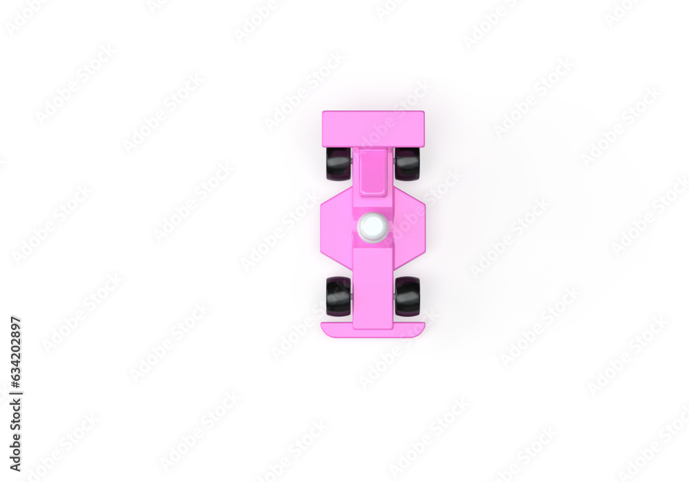 Children's toy racing car. Pink color. 3d render on pink color, barbie, girl, toys. Minimal style. Transparent background. Children's toy racing car. Pink color. 3d render on pink color, barbie, girl, toys. Minimal style. Transparent background.