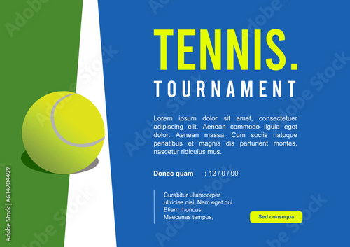 Great simple tennis background design for any media	