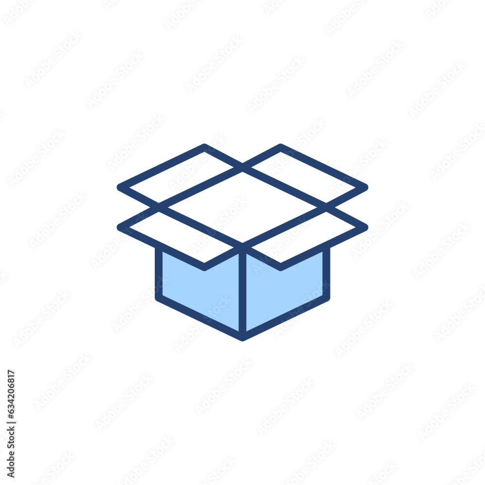 Box icon vector. box sign and symbol, parcel, package Box icon vector. box sign and symbol, parcel, package