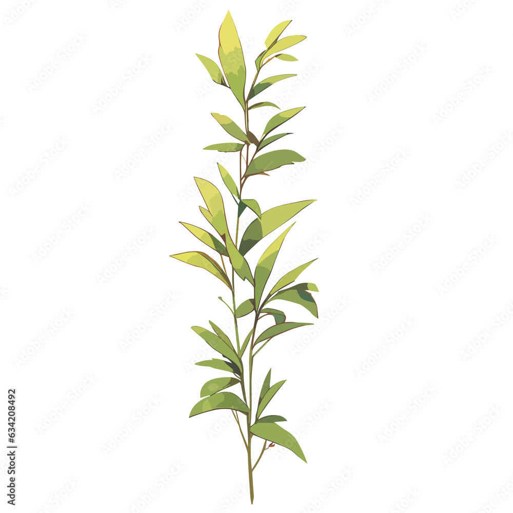 Fototapeta premium stylized plant texture for anime and cartoon
