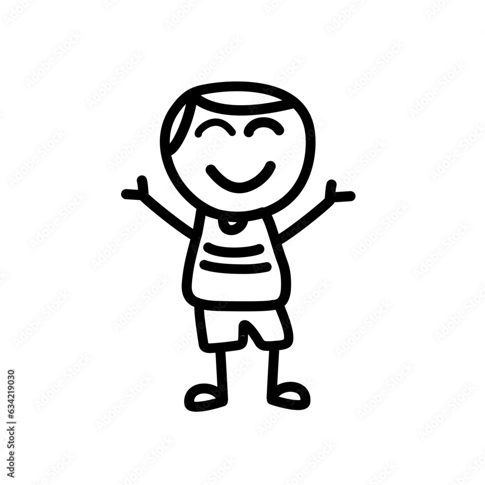 children line sketch children line sketch