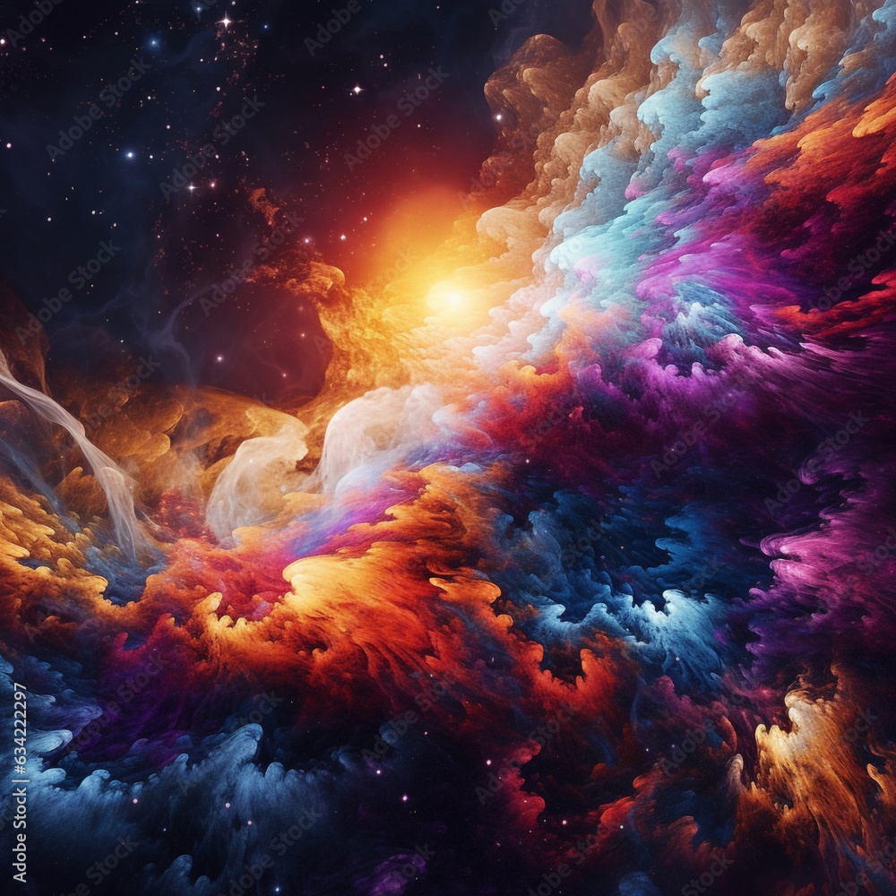 cosmic splendor: captivating colorful universe photos