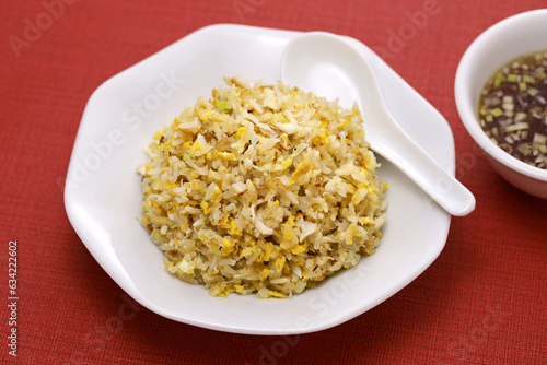 crab meat fried rice, Chinese cuisine