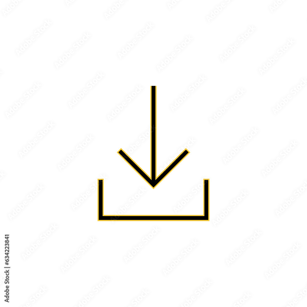 Download icon vector for web and mobile app. Download sign and symbol Download icon vector for web and mobile app. Download sign and symbol