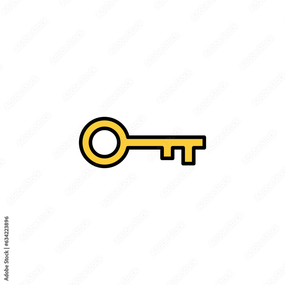 Key icon vector for web and mobile app. Key sign and symbol. Key icon vector for web and mobile app. Key sign and symbol.