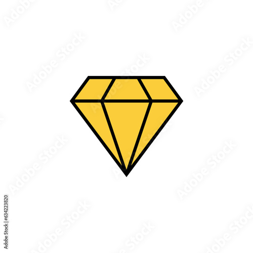 Free Download Diamond icon vector for web and mobile app. diamond gems sign and symbol - GFXLoad