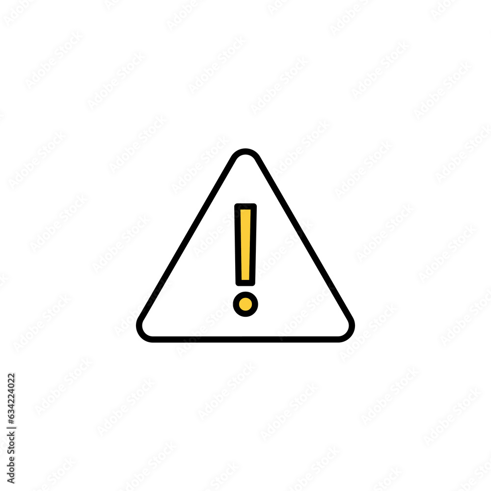 Exclamation danger sign for web and mobile app. attention sign and symbol. Hazard warning Exclamation danger sign for web and mobile app. attention sign and symbol. Hazard warning