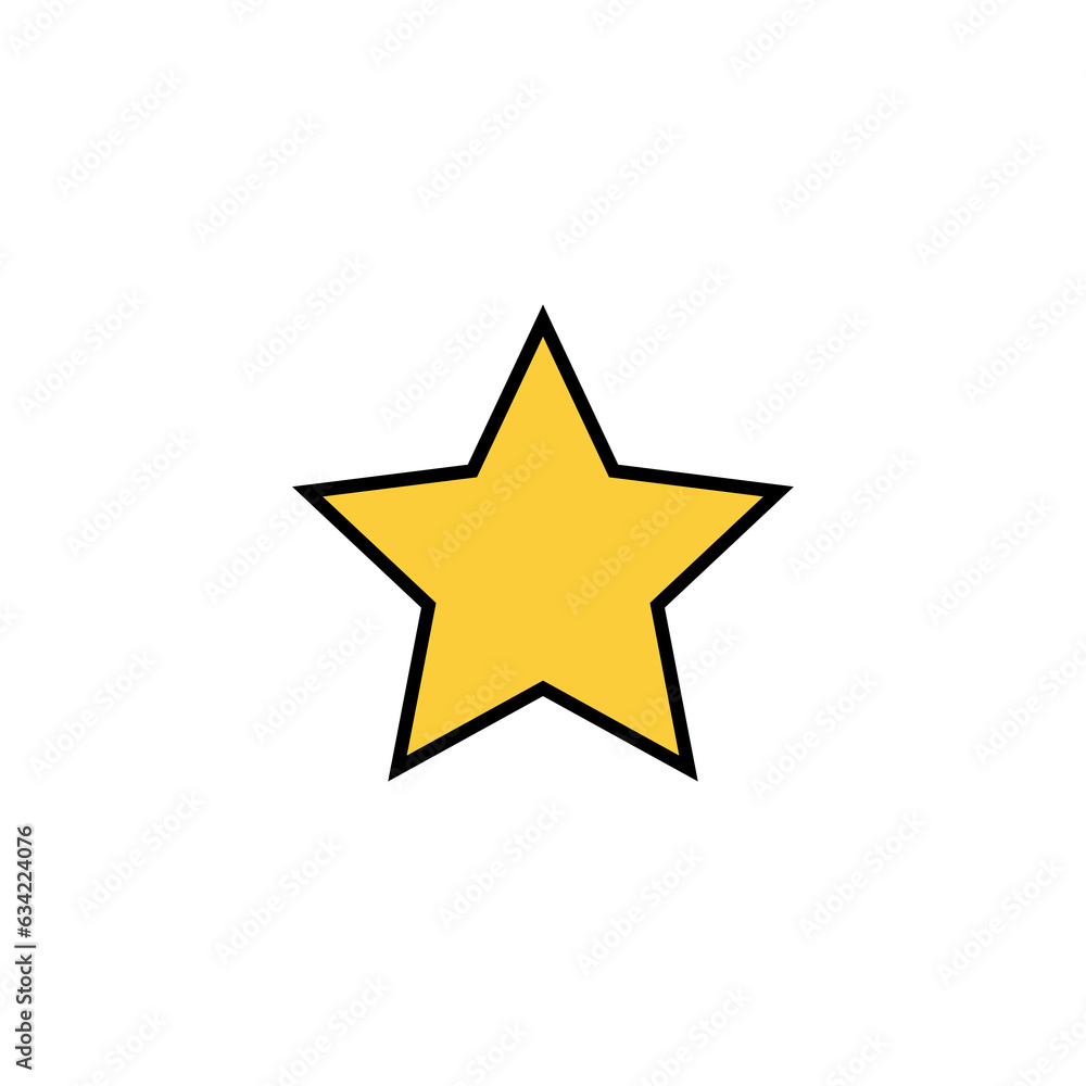 Star Icon vector for web and mobile app. rating sign and symbol. favourite star icon Star Icon vector for web and mobile app. rating sign and symbol. favourite star icon