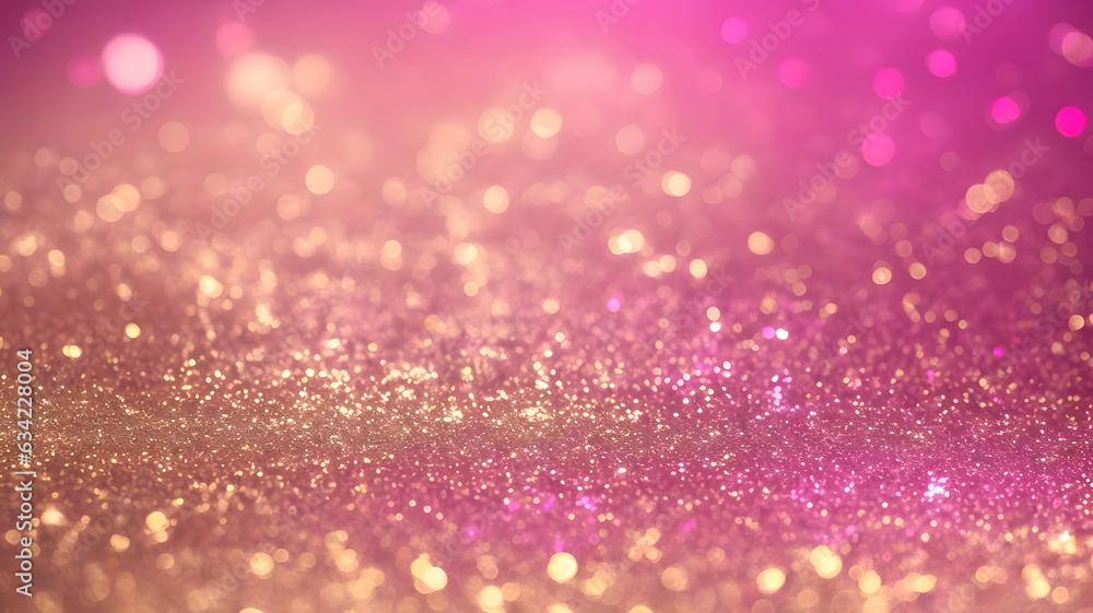 キラキラのテクスチャ背景、ゴールド、ピンク|Glitter texture background, gold and pink. Generative AI キラキラのテクスチャ背景、ゴールド、ピンク|Glitter texture background, gold and pink. Generative AI