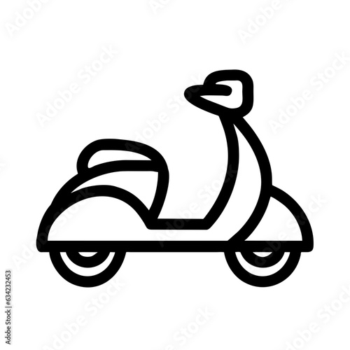 scooter icon outline