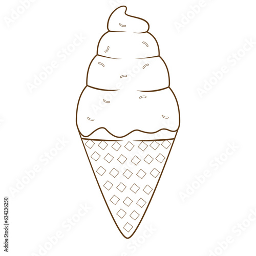 Sketch ice cream cone