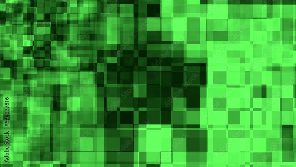 Abstract DJ Event Digital Technology Animation. VJ Loop Visuals Video Background for Event. Digital Cube Matrix Futuristic Green Boxed Texture Motion Graphics. Abstract DJ Event Digital Technology Animation. VJ Loop Visuals Video Background for Event. Digital Cube Matrix Futuristic Green Boxed Texture Motion Graphics.