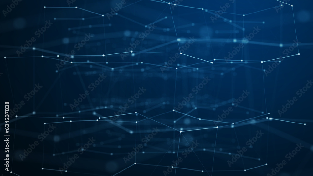 internet network connection technology concept polygon background