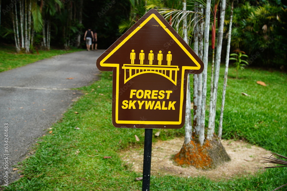 sign in a park sign in a park