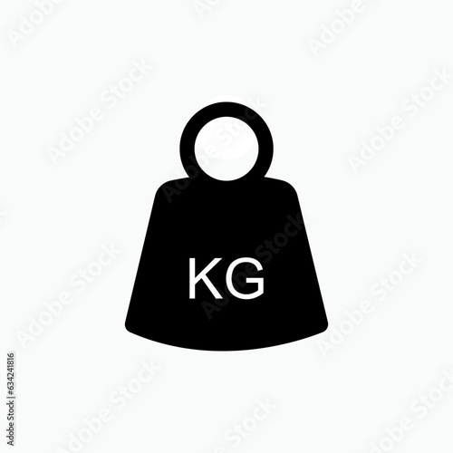 Weight Icon. Heaviness, Gym Symbol for Design, Presentation, Website or Apps Elements – Vector.  