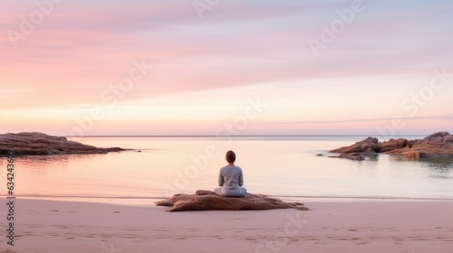 yoga on the beach